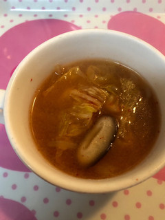 冷蔵庫の残り野菜で☆味噌キムチスープ-レシピのメイン写真