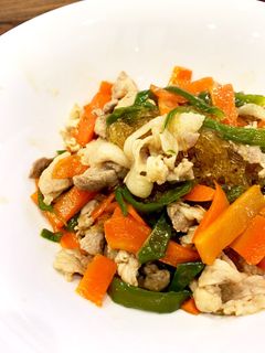 ご飯にぴったり!野菜と春雨の中華炒め-レシピのメイン写真