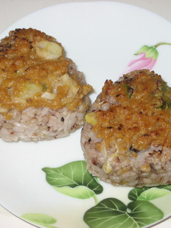 雑穀ごはんで♪ネギ味噌 焼きおにぎり-レシピのメイン写真