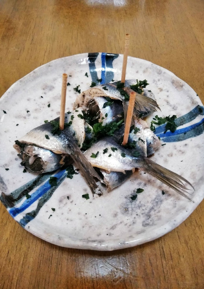 梨湖の簡単イワシの梅しそ蒸し焼き-レシピのメイン写真