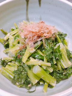 子供も喜ぶ!のらぼう菜のマヨネーズ和え-レシピのメイン写真