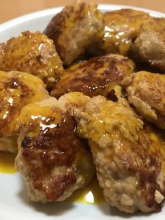 鶏つくねの照り焼き-レシピのメイン写真