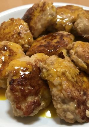 鶏つくねの照り焼き-レシピのメイン写真
