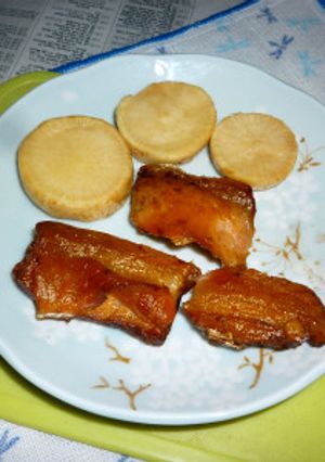 辛味大根の昆布締め＆燻製サーモンのタパス-レシピのメイン写真