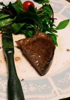 肉汁たっぷりの柔らかい✨ステーキ✨☺⛄-レシピのメイン写真
