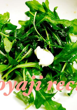 ルッコラのクリームチーズ添え-レシピのメイン写真