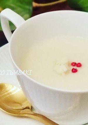 綺麗になれちゃう『カリフラワーのスープ』-レシピのメイン写真