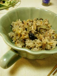 雑穀と塩豚の炊き込みご飯-レシピのメイン写真