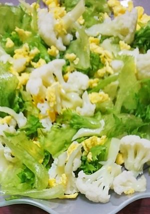 簡単 春色☆ミモザサラダ風-レシピのメイン写真
