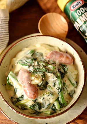 ほうれん草とチーズのクリーム煮-レシピのメイン写真
