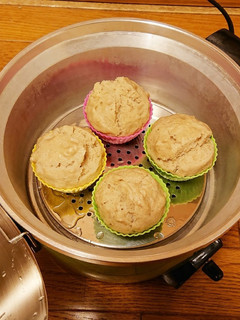 電鍋でおやつ そば粉蒸しパン-レシピのメイン写真