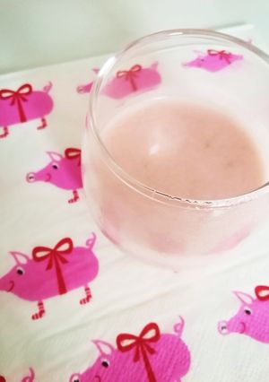 ⚫離乳食⚫いちご甘酒プリン風-レシピのメイン写真