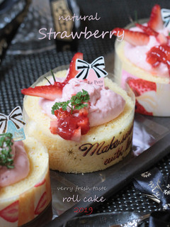 Fresh♡イチゴ果汁のロールケーキ-レシピのメイン写真