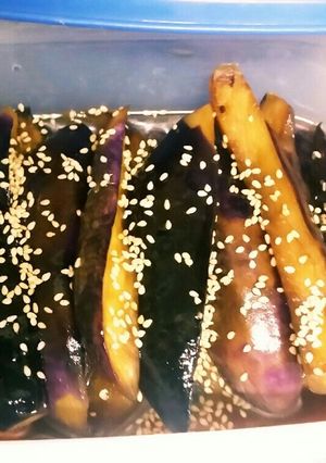 簡単 常備菜 揚げ焼きなすの甘酢漬け-レシピのメイン写真
