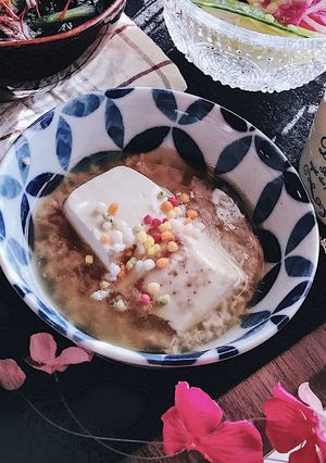サイリウムでレンチンあんかけ豆腐-レシピのメイン写真