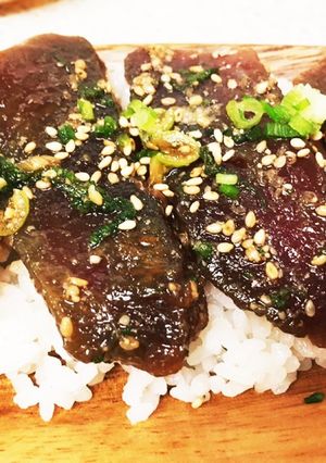 カツオの漬けのっけ飯♡-レシピのメイン写真