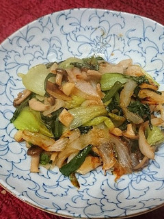 チンゲン菜の野菜炒め-レシピのメイン写真