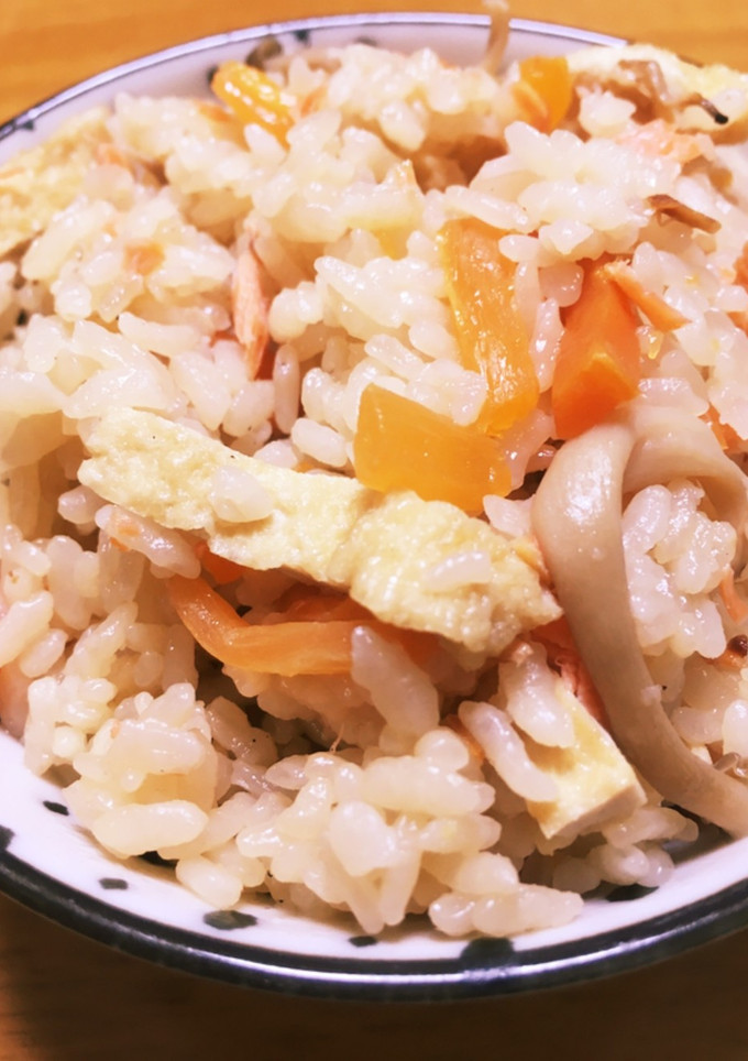 焼き鮭の炊き込みご飯-レシピのメイン写真