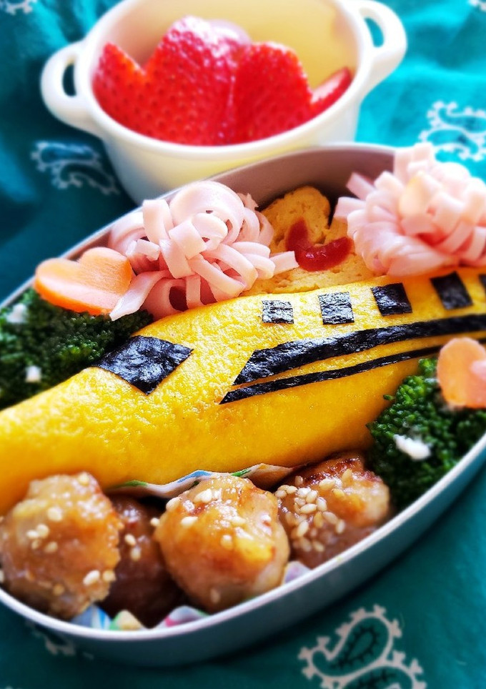 幼稚園弁当☆ドクターイエロー-レシピのメイン写真