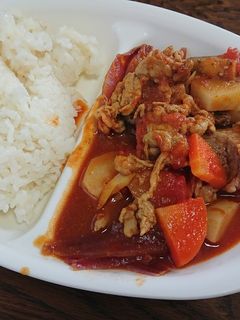 二種ポークのトマトデミカレーライス-レシピのメイン写真