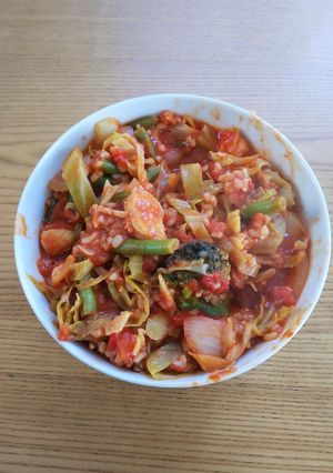 たっぷり野菜のトマトリゾット-レシピのメイン写真