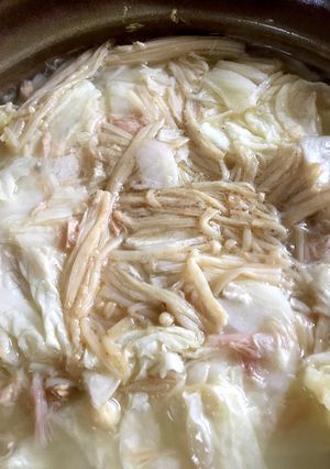 白菜とツナの重ね煮-レシピのメイン写真