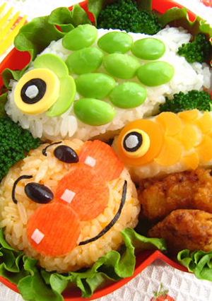 アンパンマンとこいのぼり(キャラ弁)-レシピのメイン写真