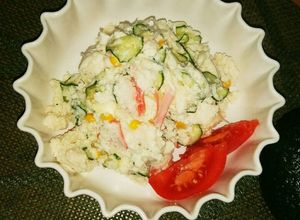 生おからと絹ごし豆腐のサラダ-レシピのメイン写真