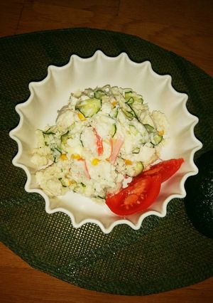 生おからと絹ごし豆腐のサラダ-レシピのメイン写真