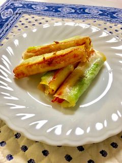 アスパラとカニかまチーズのミニ春巻-レシピのメイン写真
