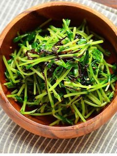 豆苗の塩昆布ナムル-レシピのメイン写真