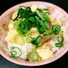 忙しい朝に♪玉子豆腐かけごはん-レシピのメイン写真