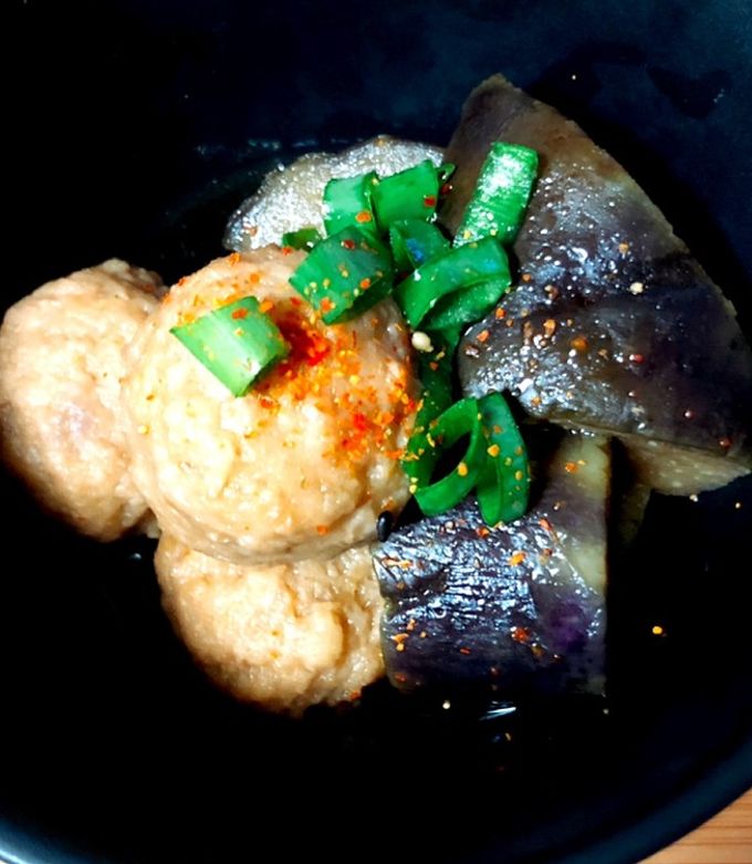 業務スーパーの冷凍揚げナスと肉団子煮-レシピのメイン写真