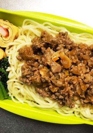 旦那弁当272♡ジャージャー麺弁当！-レシピのメイン写真