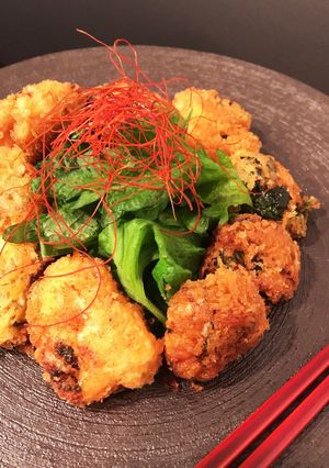 大葉たっぷり☆ささみカツ ネギ味噌味-レシピのメイン写真
