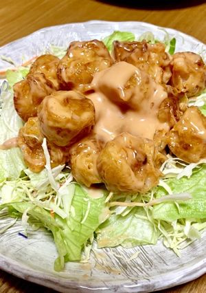冷凍えび焼売でなんちゃって海老マヨ-レシピのメイン写真