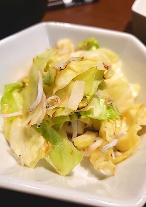 しらすとキャベツのペペロンチーノ風♪-レシピのメイン写真