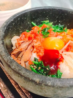 海老の甘味噌と手作りナムルで石焼ピビンパ-レシピのメイン写真