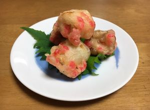 お弁当に♡紅生姜と竹輪のころころ天ぷら-レシピのメイン写真