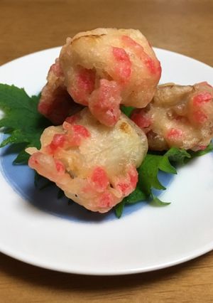 お弁当に♡紅生姜と竹輪のころころ天ぷら-レシピのメイン写真