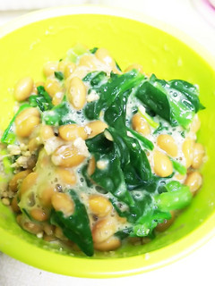 ほうれん草と納豆のワサカラ胡麻あえ-レシピのメイン写真