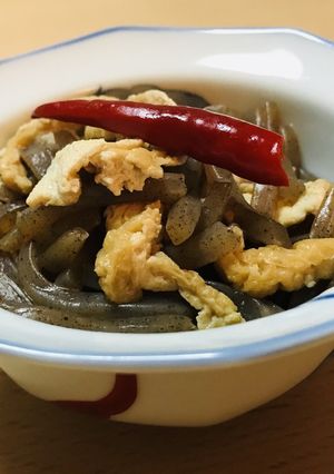 つきこんにゃくと油揚げのからめ煮-レシピのメイン写真