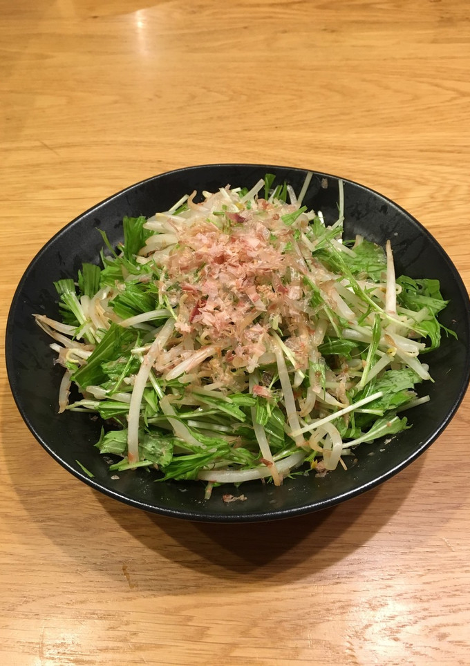 簡単・お値打ち！水菜ともやしのおひたし-レシピのメイン写真