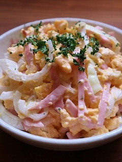 やみつき!「新玉ねぎのたまごサラダ」-レシピのメイン写真