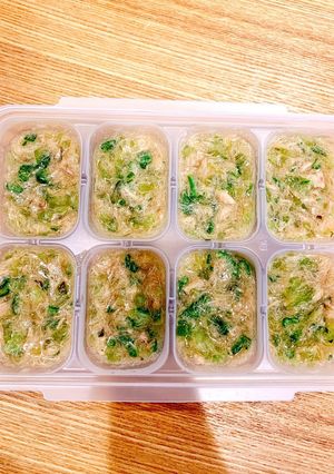 離乳食中期☆オクラきゅうりツナの出汁煮-レシピのメイン写真