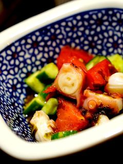 たことトマトの和風マリネ-レシピのメイン写真