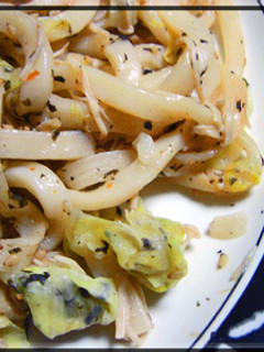 ゆかり味のピリ辛焼きうどん✿-レシピのメイン写真