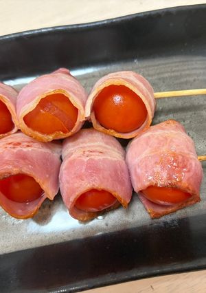 ミニトマトのベーコン巻き-レシピのメイン写真