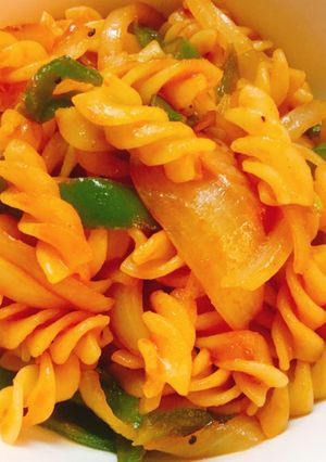 マカロニで簡単ナポリタン-レシピのメイン写真