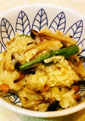 山菜おこわ-レシピのメイン写真